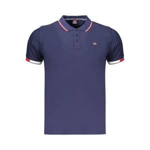 Polo de Hombre de Algodón Azul Norway 1963