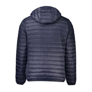 Chaqueta de concha de poliamida azul Cavalli Class