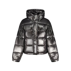 Chaqueta de mujer de poliéster negra Calvin Klein
