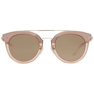 Gafas de sol de metal y plástico rosa dorado Police