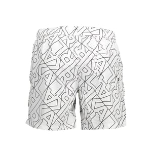 Karl Lagerfeld Bianco Bóxer de Baño para Hombre de Poliéster