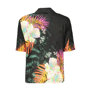 Camisa de mujer de viscosa negra Desigual