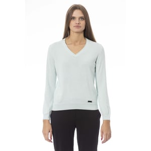Suéter de mujer Baldinini Trend en cashmere azul claro