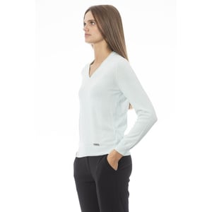 Suéter de mujer Baldinini Trend en cashmere azul claro