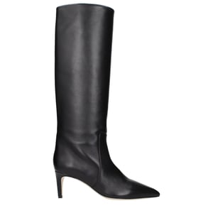 Botines Negros de Cuero Paris Texas