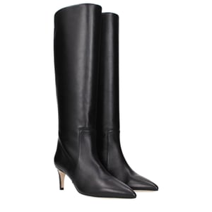 Botines Negros de Cuero Paris Texas