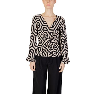 Blusa de poliéster beige Jacqueline De Yong