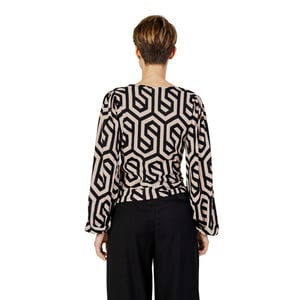 Blusa de poliéster beige Jacqueline De Yong