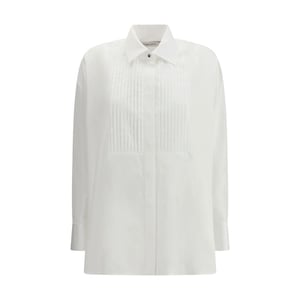 Camisa de vestir de algodón blanca Golden Goose