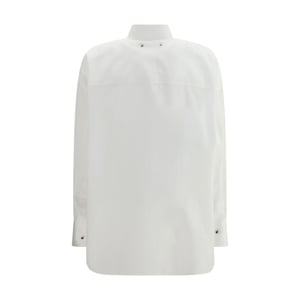 Camisa de vestir de algodón blanca Golden Goose
