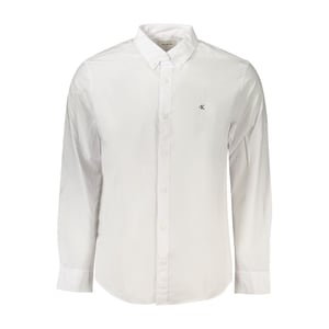 Camisa de Hombre de Algodón Blanca Calvin Klein