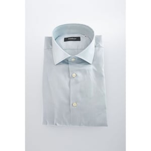 Camisa de Hombre Baldinini Trend Azul Claro de Algodón