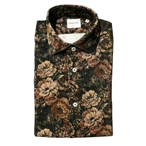 Camisa de Hombre de Algodón Multicolor Bagutta