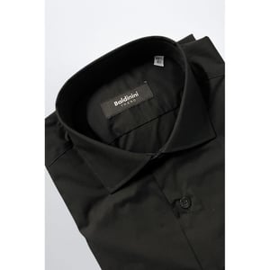Camisa de Hombre de Algodón Negra Baldinini Trend