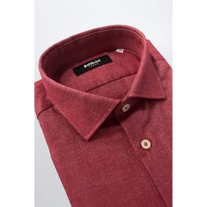Camisa de Hombre de Algodón Rojo Baldinini Trend