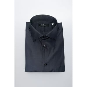 Camisa de Hombre Negra de Algodón Baldinini Trend
