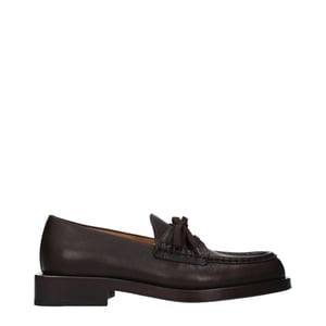 Mocasines de piel marrón Jacquemus