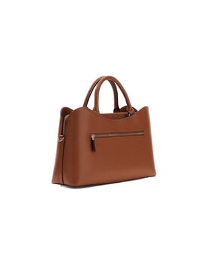 Bolso tipo satchel Guess en color cognac