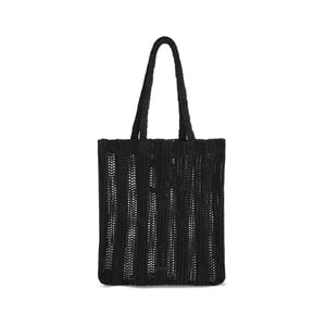 Bolso de Hombro de Rafias Negras PINKO