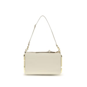 Bolso de hombro Bos Taurus de piel de ternera beige de Marc Jacobs