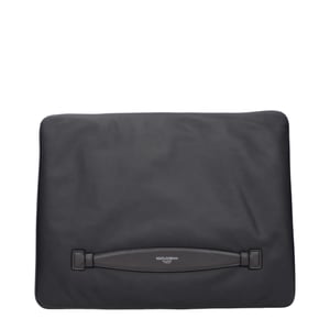 Bolso de mano de tela gris Dolce & Gabbana