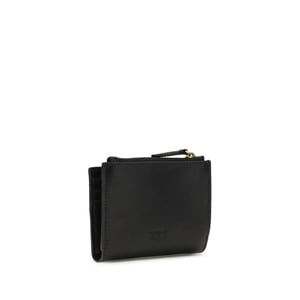 Cartera PINKO de piel de ternera negra Bos Taurus