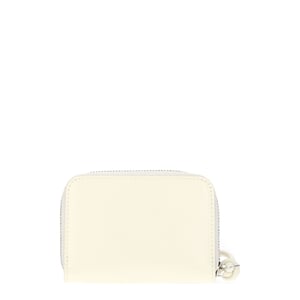 Cartera de Cuero Beige Jil Sander