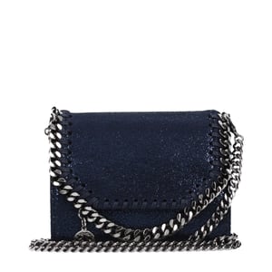 Billetera de Cuero Azul Stella McCartney