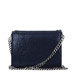 Billetera de Cuero Azul Stella McCartney