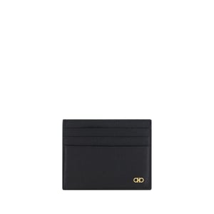Cartera Bos Taurus de piel de ternera negra Ferragamo