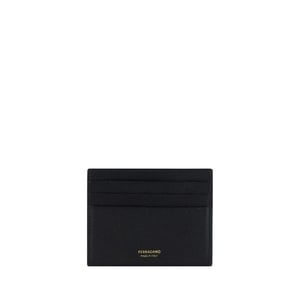Cartera Bos Taurus de piel de ternera negra Ferragamo