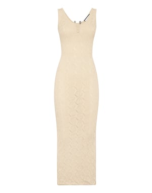 Vestido De Día De Punto Monogram
