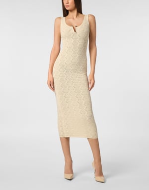 Vestido De Día De Punto Monogram