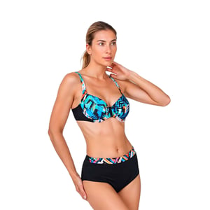 Bikini de Mujer con Aros y Parte Inferior de Cintura Alta TEGB1425C