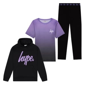 Conjunto de 3 Piezas para Niñas: Sudadera Incept, Blusa de Manga Corta y Leggings
