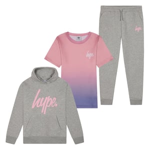 Conjunto de 3 Piezas para Niñas Genesis - Top, Pantalones de Chándal y Sudadera Multicolor 7-14 Años
