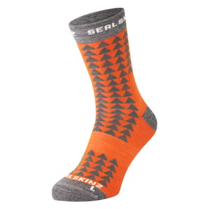 Calcetines de running de lana merino de longitud media para hombres y mujeres