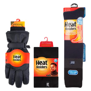 Conjunto de Esquí para Hombre: Cuello Calentador, Guantes y Calcetines Térmicos de Esquí para el Invierno