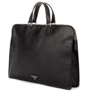 Prada Business Bag  en  negro Cuero de ternero