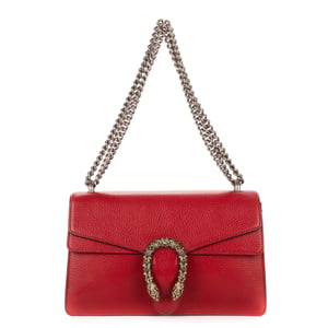 Gucci Medium Swarvoski Crystal Dionysus Medium en  Red Cuero de ternero