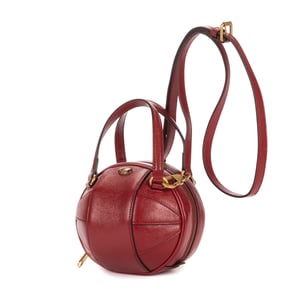 Gucci Mini Tifosa Ball Bag  en  rojo Cuero de ternero