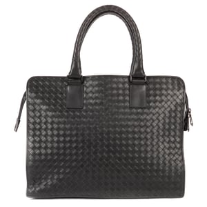 Bottega Veneta Messenger  en  gris Cuero de becerro