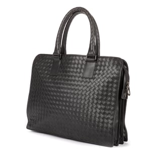Bottega Veneta Messenger  en  gris Cuero de becerro