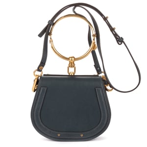 Chloé Small Nile Bracelet Bag Small en  Marina Cuero de ternero