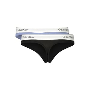 Calvin Klein Tanga de Modal Azul Claro para Mujer