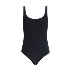 Body de algodón negro Wolford