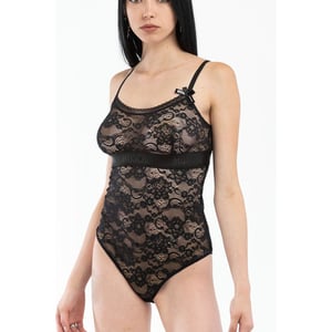 Mono de Poliamida Negro Moschino