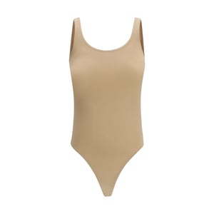 Body de algodón beige de Wolford