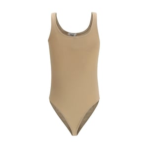Body de algodón beige de Wolford
