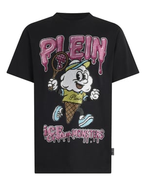 Round Neck T-Shirt Tennis Ice Cream